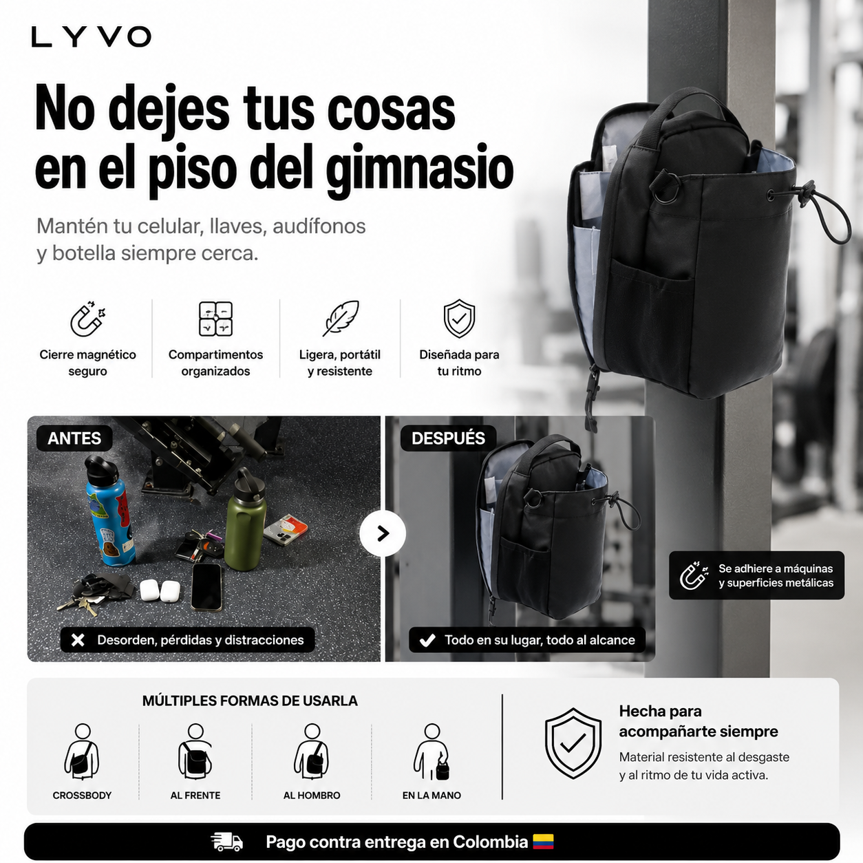 Bolso Magnético Desportivo
