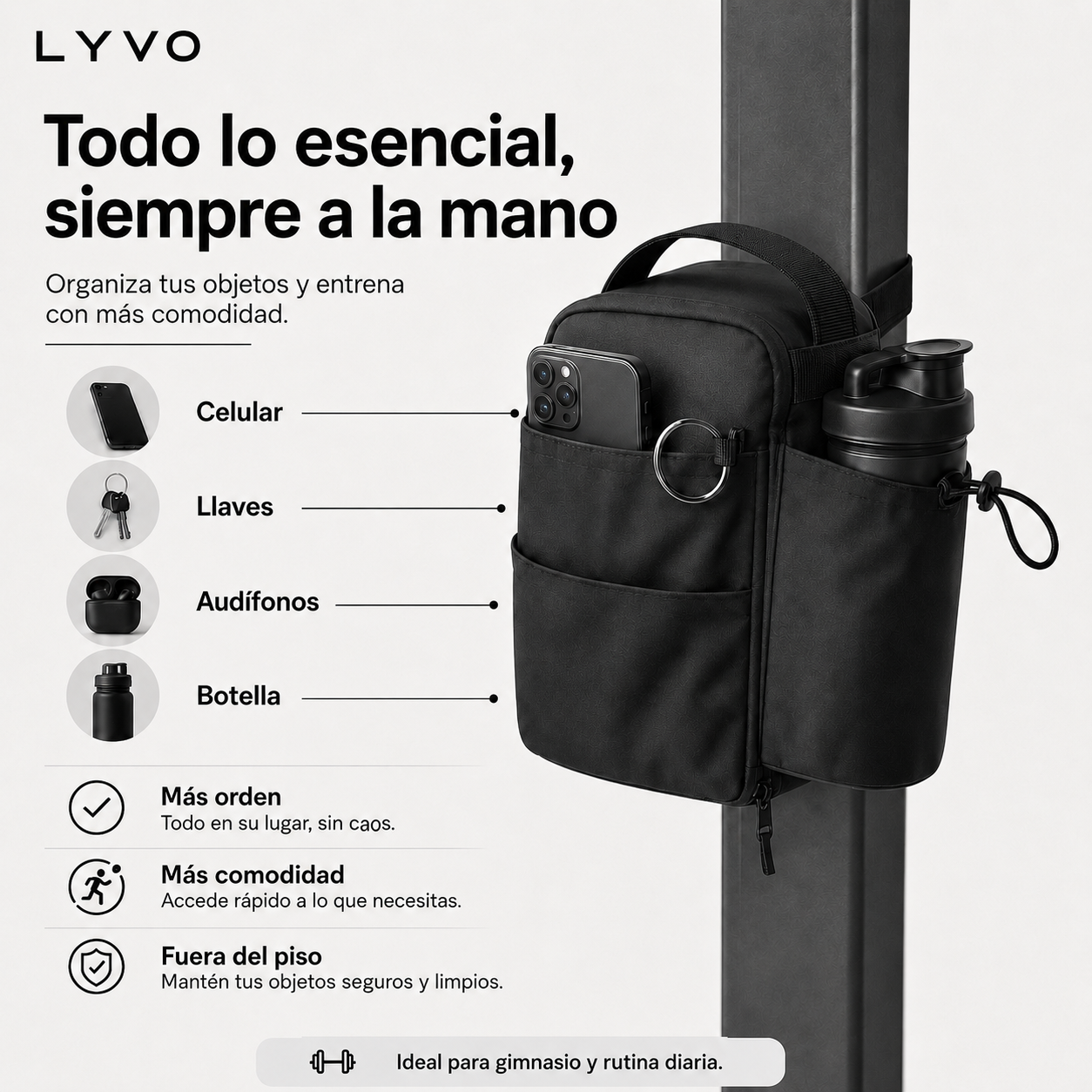 Bolso Magnético Desportivo